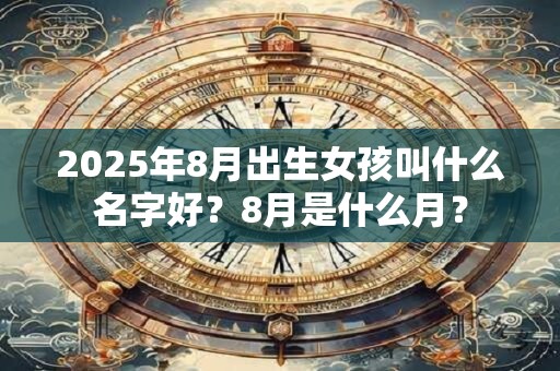 2025年8月出生女孩叫什么名字好？8月是什么月？