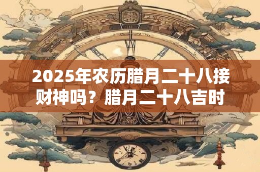 2025年农历腊月二十八接财神吗？腊月二十八吉时