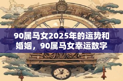 90属马女2025年的运势和婚姻，90属马女幸运数字