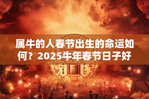属牛的人春节出生的命运如何？2025牛年春节日子好吗？