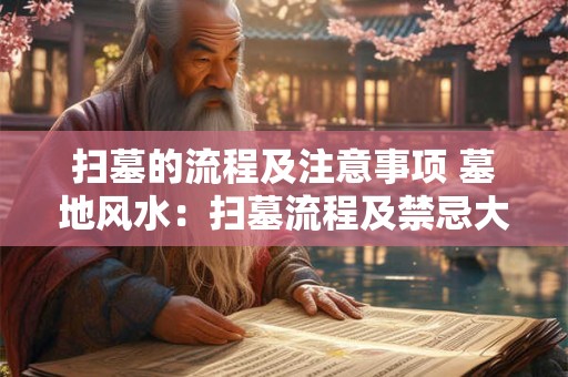 扫墓的流程及注意事项 墓地风水：扫墓流程及禁忌大全