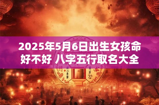 2025年5月6日出生女孩命好不好 八字五行取名大全