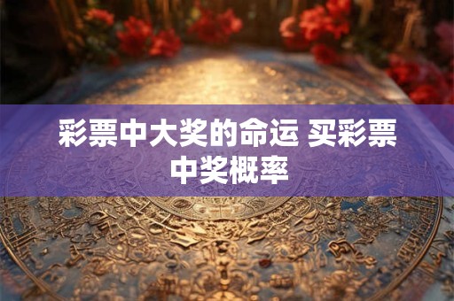彩票中大奖的命运 买彩票中奖概率