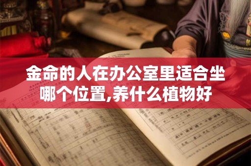 金命的人在办公室里适合坐哪个位置,养什么植物好