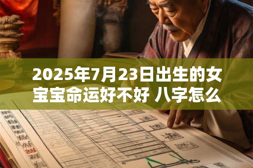 2025年7月23日出生的女宝宝命运好不好 八字怎么样