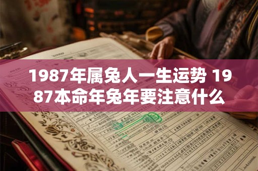 1987年属兔人一生运势 1987本命年兔年要注意什么