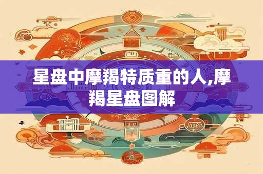 星盘中摩羯特质重的人,摩羯星盘图解
