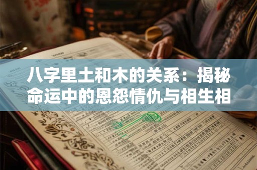 八字里土和木的关系：揭秘命运中的恩怨情仇与相生相克