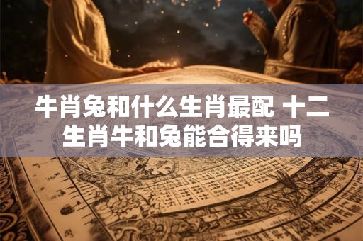 牛肖兔和什么生肖最配 十二生肖牛和兔能合得来吗