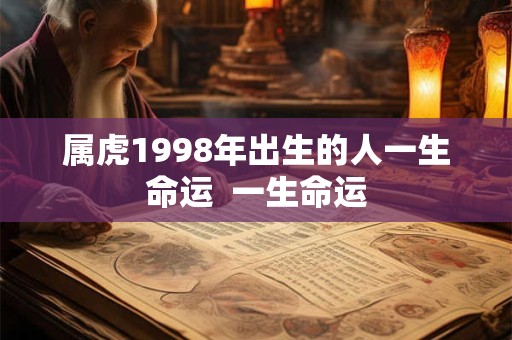 属虎1998年出生的人一生命运  一生命运