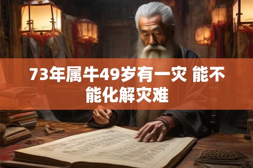 73年属牛49岁有一灾 能不能化解灾难