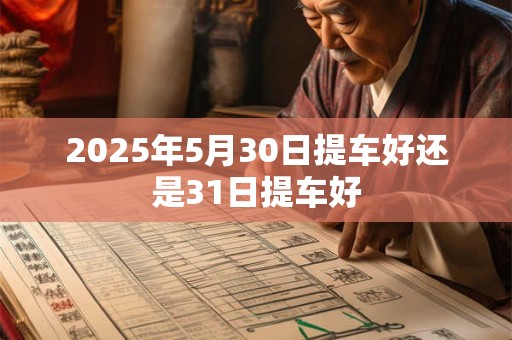 2025年5月30日提车好还是31日提车好