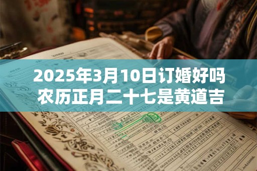 2025年3月10日订婚好吗 农历正月二十七是黄道吉日吗