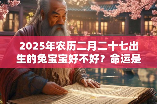 2025年农历二月二十七出生的兔宝宝好不好？命运是好是坏？