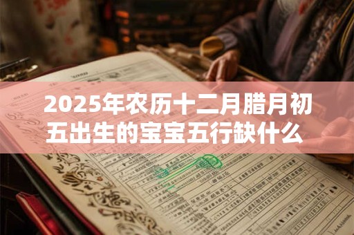 2025年农历十二月腊月初五出生的宝宝五行缺什么 是什么命