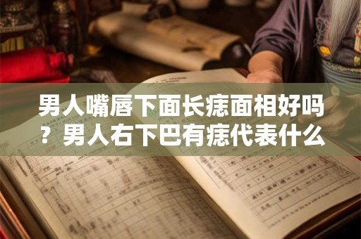 男人嘴唇下面长痣面相好吗？男人右下巴有痣代表什么