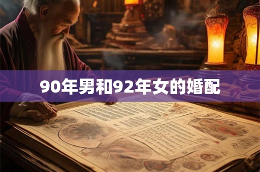 90年男和92年女的婚配