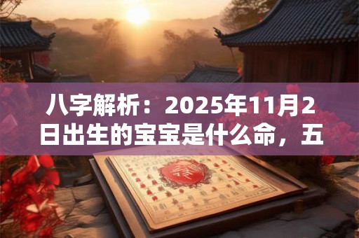 八字解析:2025年11月2日出生的宝宝是什么命,五行缺什么 八字解析:2025年11月2日出生的宝宝是什么命,五行缺什么
