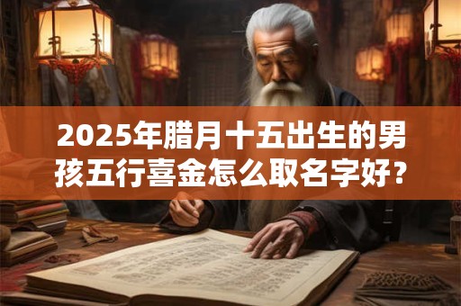 2025年腊月十五出生的男孩五行喜金怎么取名字好？
