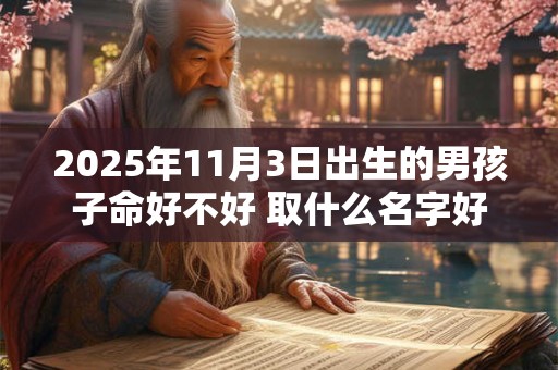 2025年11月3日出生的男孩子命好不好 取什么名字好