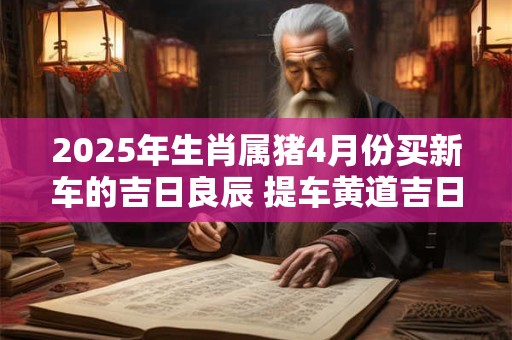2025年生肖属猪4月份买新车的吉日良辰 提车黄道吉日