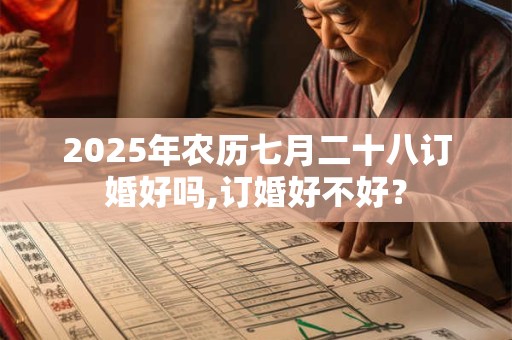 2026年农历七月二十八订婚好吗,订婚好不好？