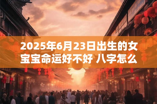2025年6月23日出生的女宝宝命运好不好 八字怎么样