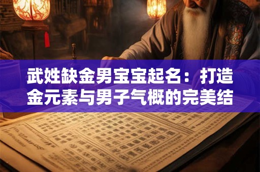 武姓缺金男宝宝起名：打造金元素与男子气概的完美结合