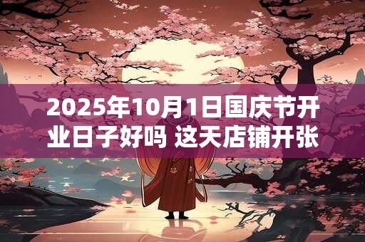 2025年10月1日国庆节开业日子好吗 这天店铺开张好不好