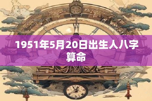 1951年5月20日出生人八字算命