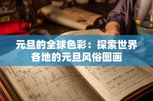 元旦的全球色彩：探索世界各地的元旦风俗图画