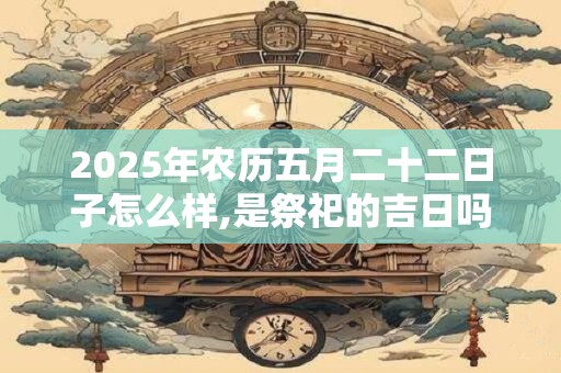 2025年农历五月二十二日子怎么样,是祭祀的吉日吗？