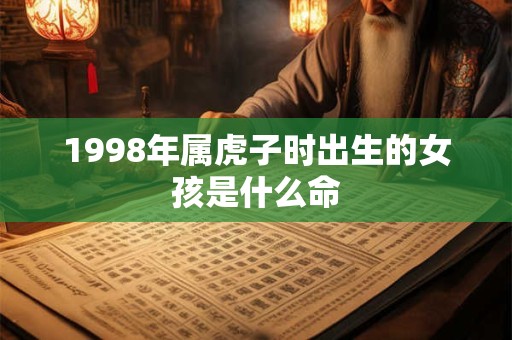 1998年属虎子时出生的女孩是什么命