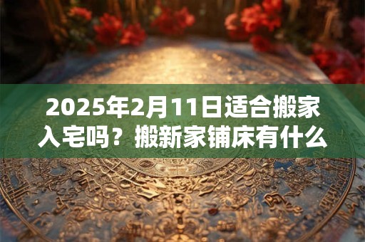 2025年2月11日适合搬家入宅吗?搬新家铺床有什么讲究? 2025年2月11日适合搬家入宅吗?搬新家铺床有什么讲究?