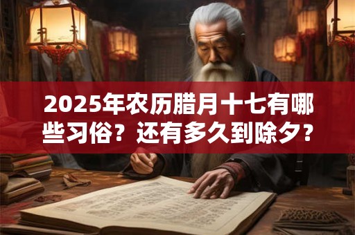 2025年农历腊月十七有哪些习俗？还有多久到除夕？