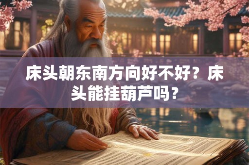 床头朝东南方向好不好？床头能挂葫芦吗？