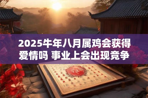 2025牛年八月属鸡会获得爱情吗 事业上会出现竞争对手