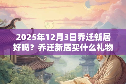 2025年12月3日乔迁新居好吗？乔迁新居买什么礼物？