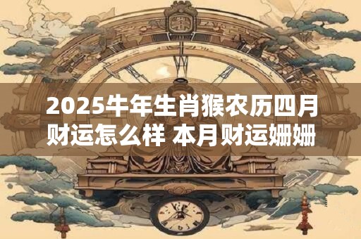 2025牛年生肖猴农历四月财运怎么样 本月财运姗姗来迟