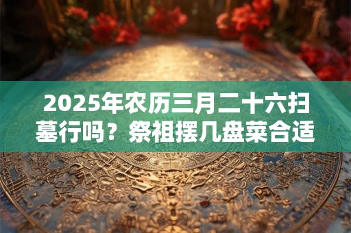 2025年农历三月二十六扫墓行吗？祭祖摆几盘菜合适？