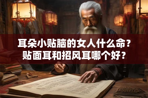 耳朵小贴脑的女人什么命？贴面耳和招风耳哪个好？