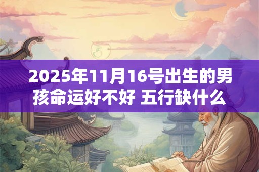2025年11月16号出生的男孩命运好不好 五行缺什么
