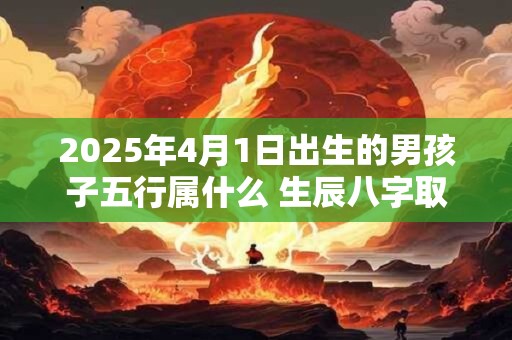 2025年4月1日出生的男孩子五行属什么 生辰八字取名