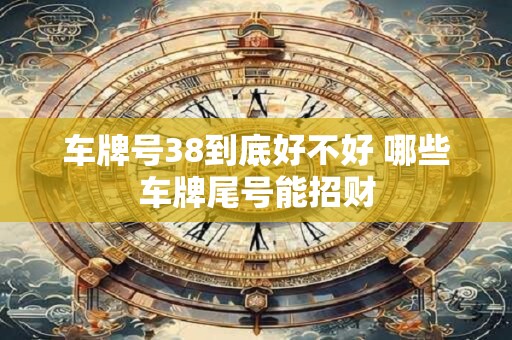 车牌号38到底好不好 哪些车牌尾号能招财