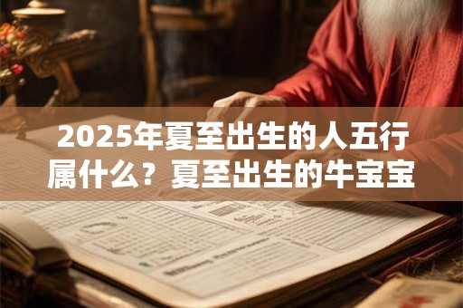 2025年夏至出生的人五行属什么？夏至出生的牛宝宝取名