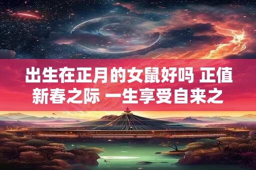 出生在正月的女鼠好吗 正值新春之际 一生享受自来之食
