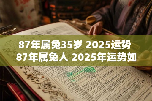 87年属兔35岁 2025运势 87年属兔人 2025年运势如何