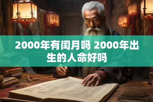 2000年有闰月吗 2000年出生的人命好吗