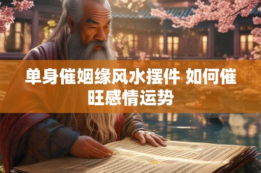 单身催姻缘风水摆件 如何催旺感情运势