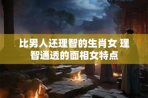 比男人还理智的生肖女 理智通透的面相女特点